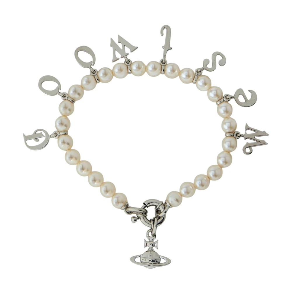Vivienne Westwood Women's Gray Bracelets, One Size, Leanne Twin Set Bracelet