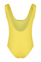 yellow-logo-print-one-piece-swimsuit