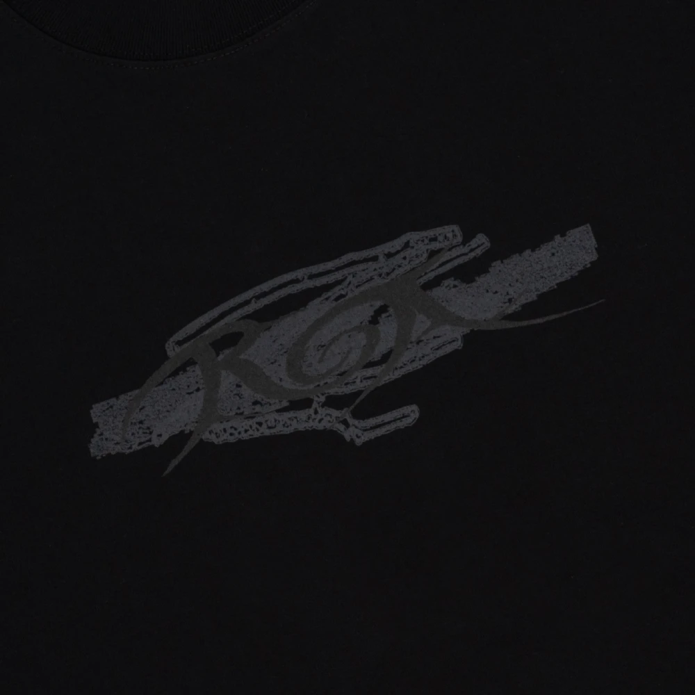 ROA Zwarte Grafische Longsleeve Black Heren