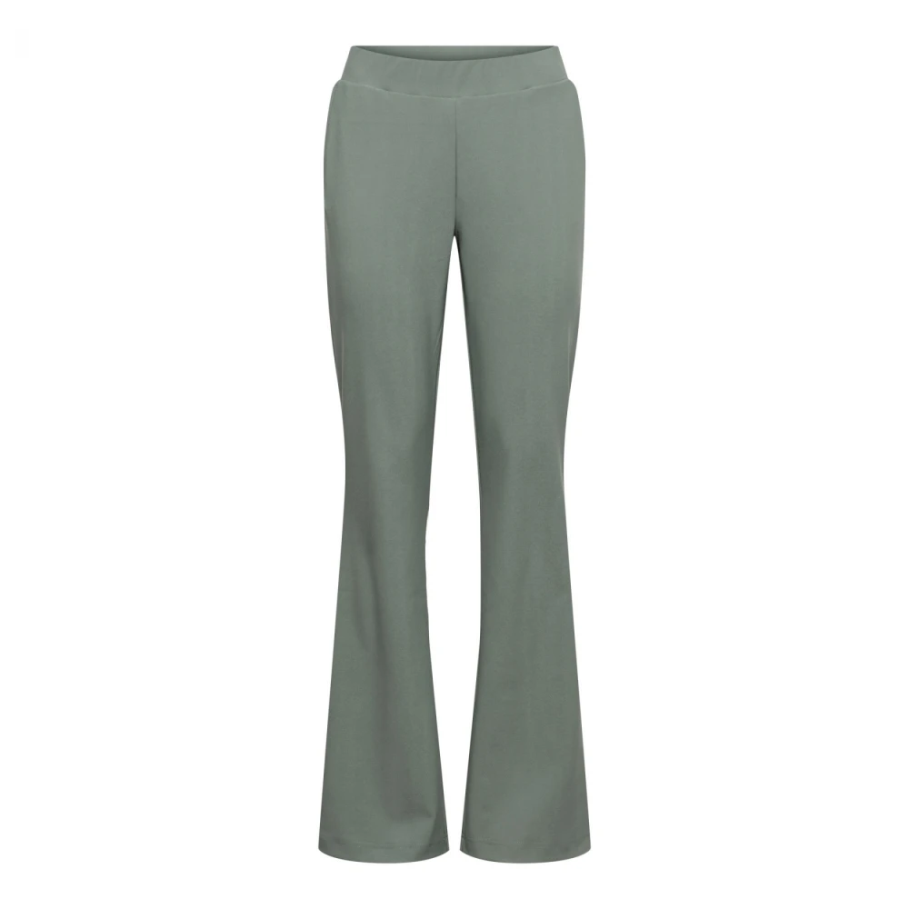 &Co Woman Wijde Broek Zomerse Stijl Green Dames