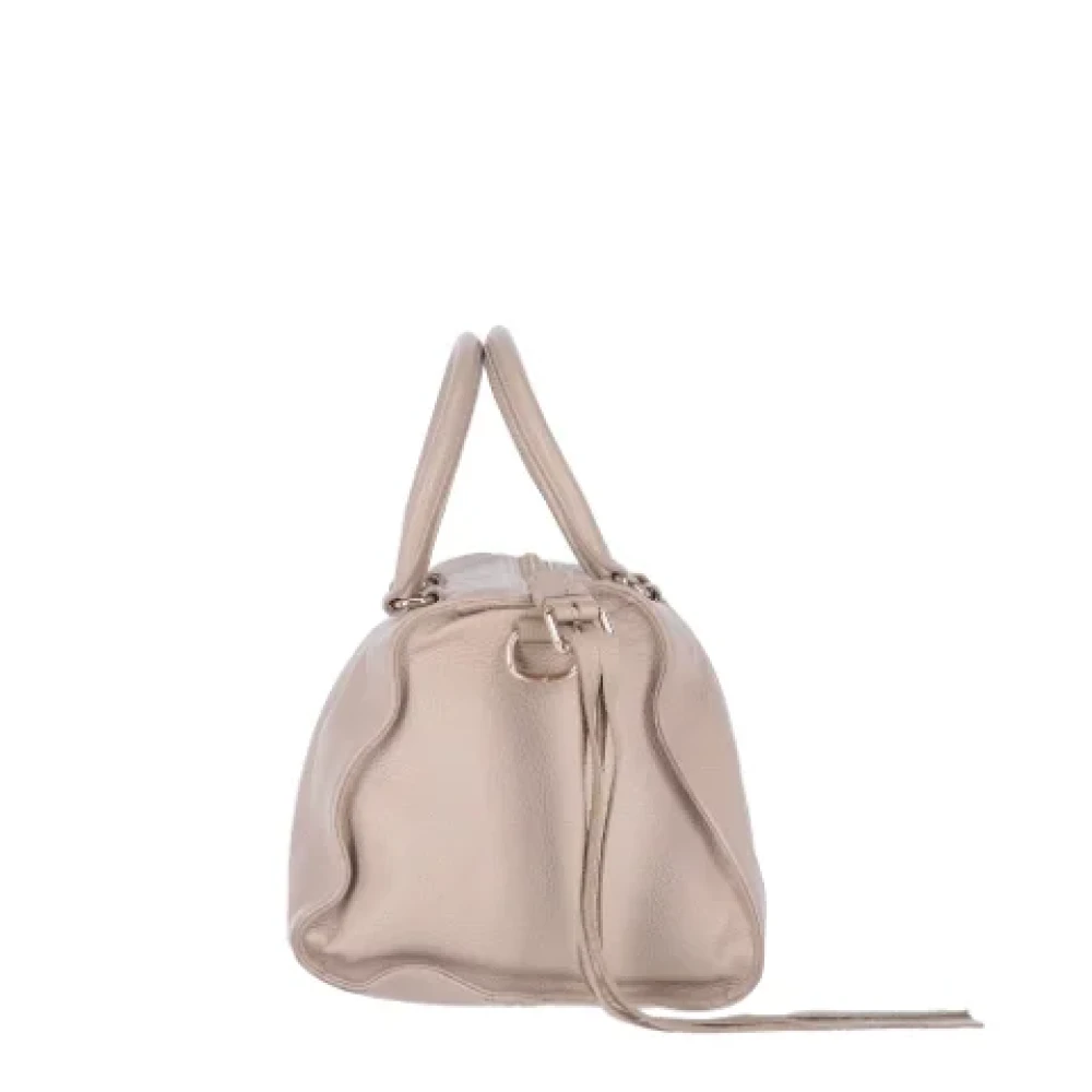 Chloé Pre-owned Leather handbags Beige Dames