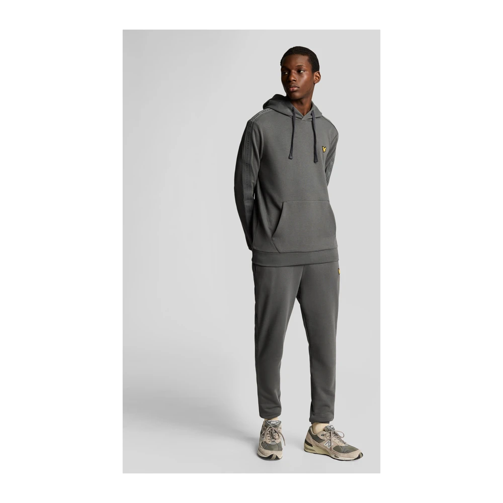 Lyle & Scott Mid Layers Tape Hoodie Gray Heren