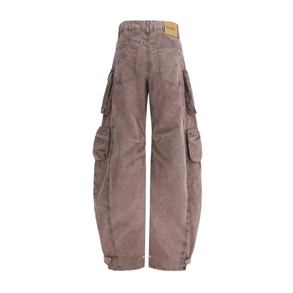 The Attico Cargo Jeans met Oversize Fit Purple Dames