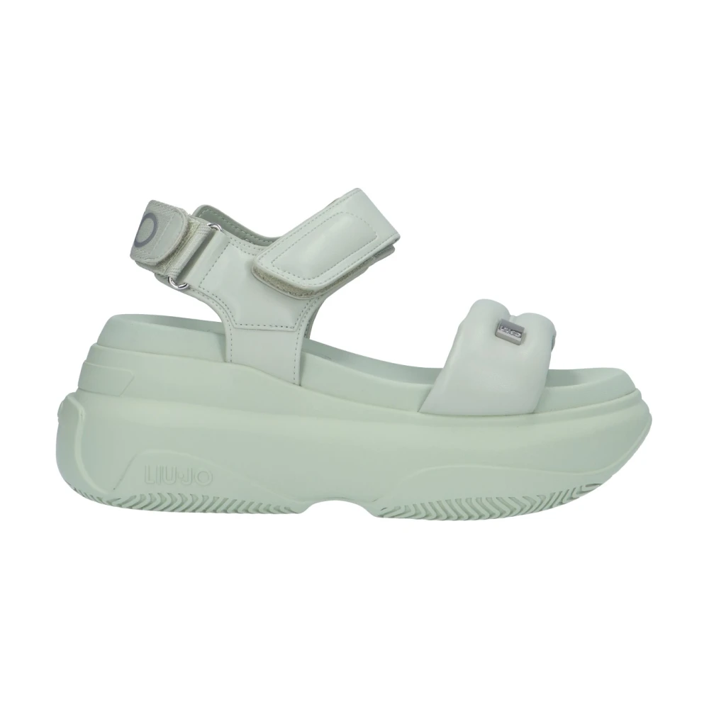 Liu Jo Women's Green Pistachio Wedge Sandals
