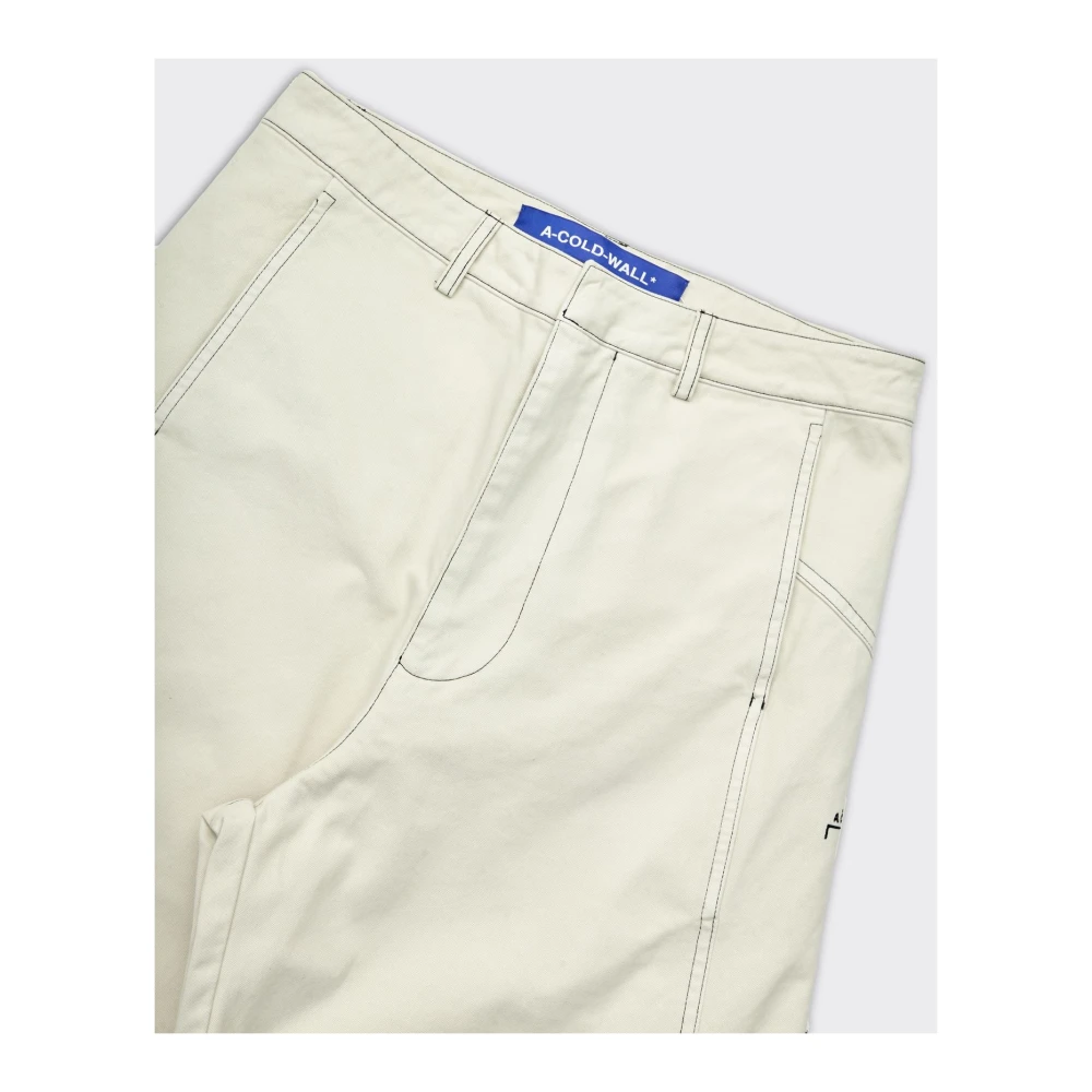 A-Cold-Wall Beige Katoenen Formaat Broek Beige Heren