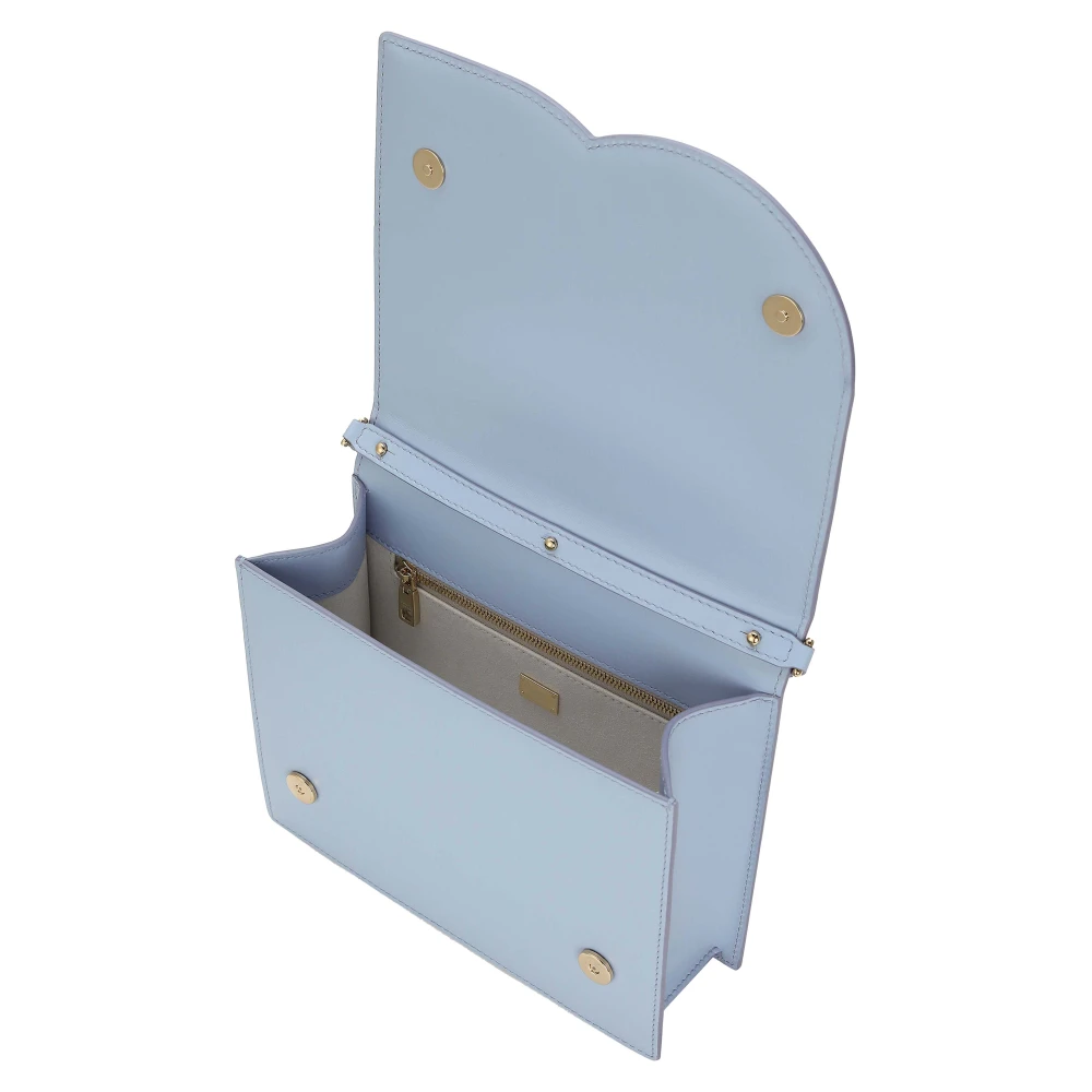 Dolce & Gabbana Logo Flap Tas Blue Dames
