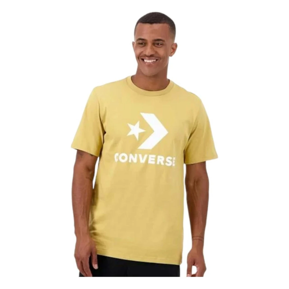 Converse T-shirt Brown Heren