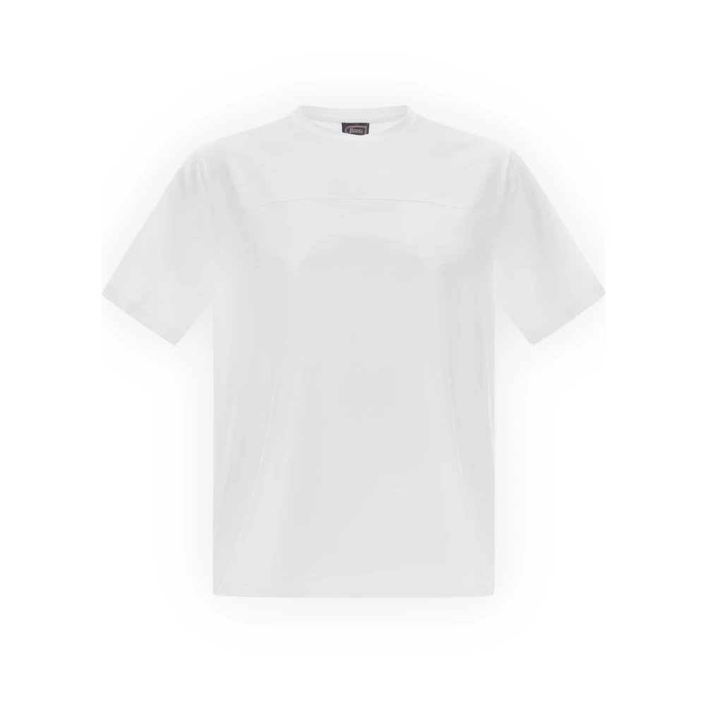 Herno Men's White T-Shirts, Xl, Casual T-Shirt And Polo Collection