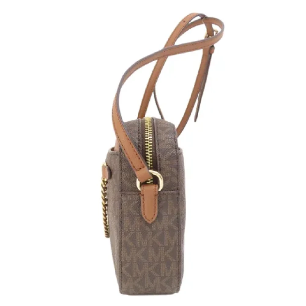 Michael Kors Pre-owned Plastic shoulder-bags Brown Dames