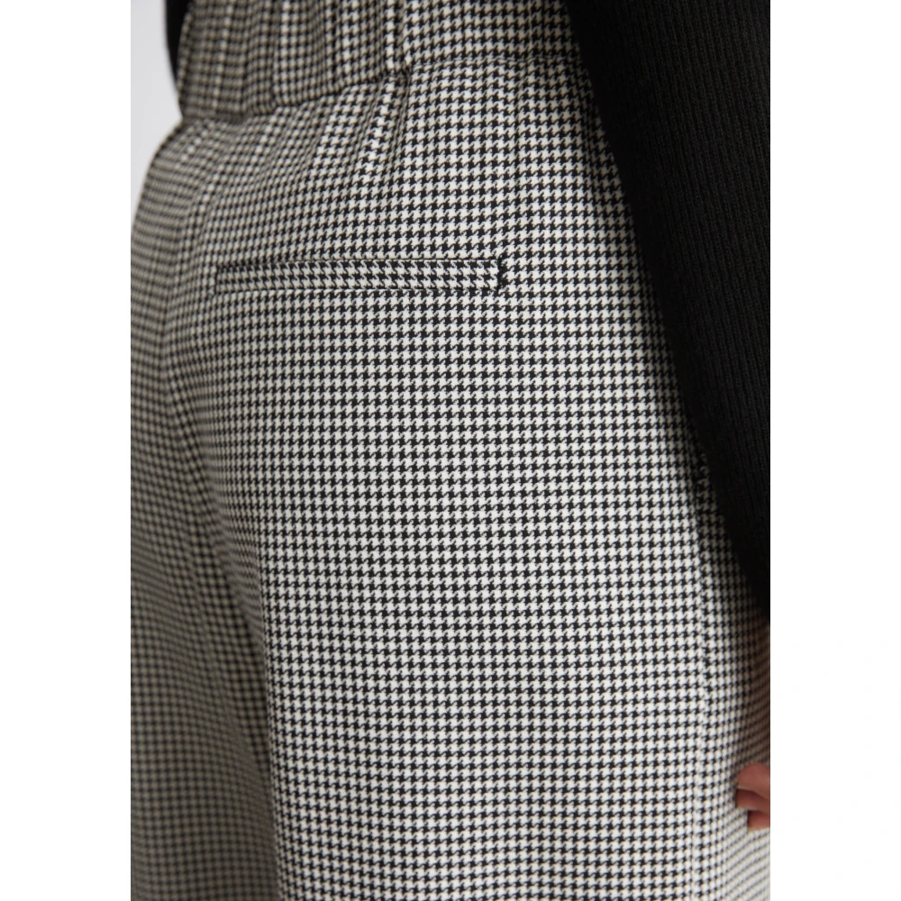 Marc O'Polo Pepita culotte regular Black Dames
