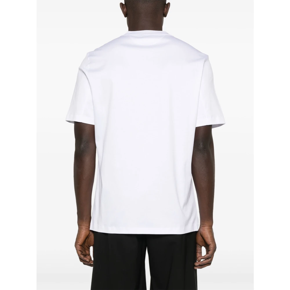 BRUNELLO CUCINELLI Witte T-shirt voor mannen White Heren