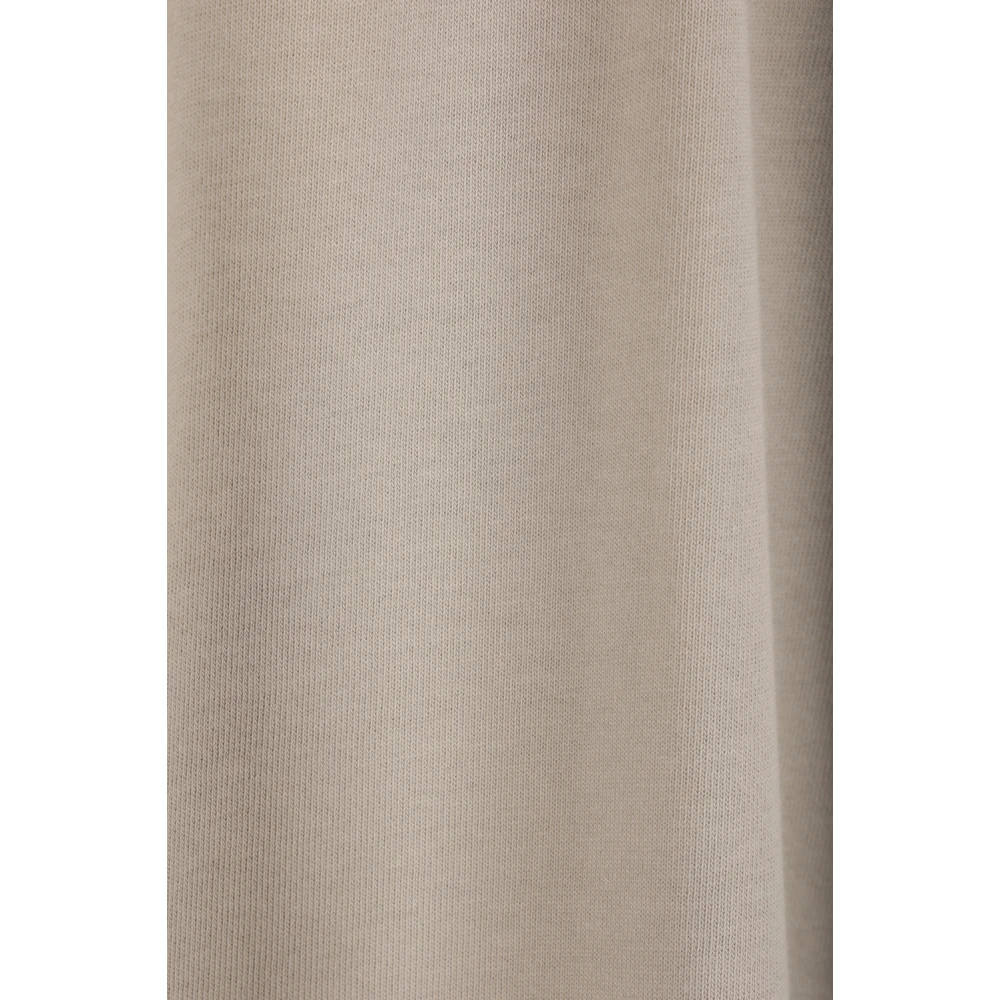 Rick Owens Beige Katoenen Oversized T-shirt Beige Heren
