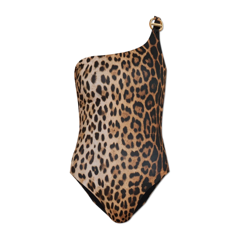 Moschino Mujer Marrón - Traje De Baño De Una Pieza - Swimwear - L - Traje De Baño De Una Pieza