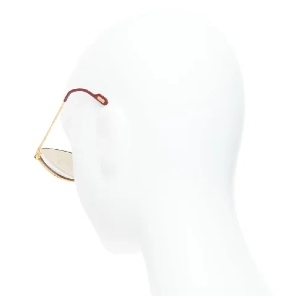 Cartier Vintage Pre-owned Metal sunglasses Gray Dames