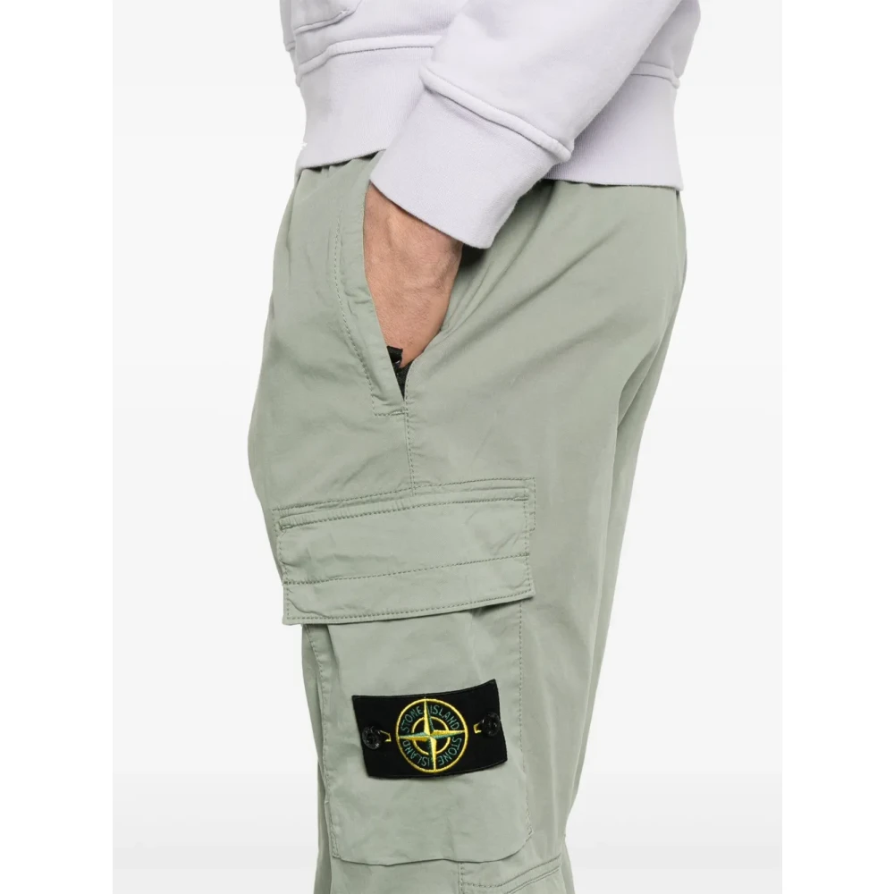 Stone Island Groene Cargo Jogger Broek Green Heren