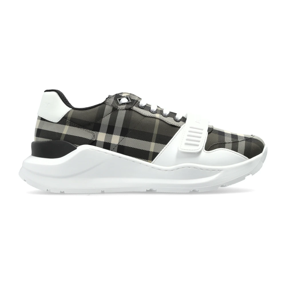 Burberry Men's Green C3348-Thicket Ip Check - Sneakers - 7 Uk- Shoes