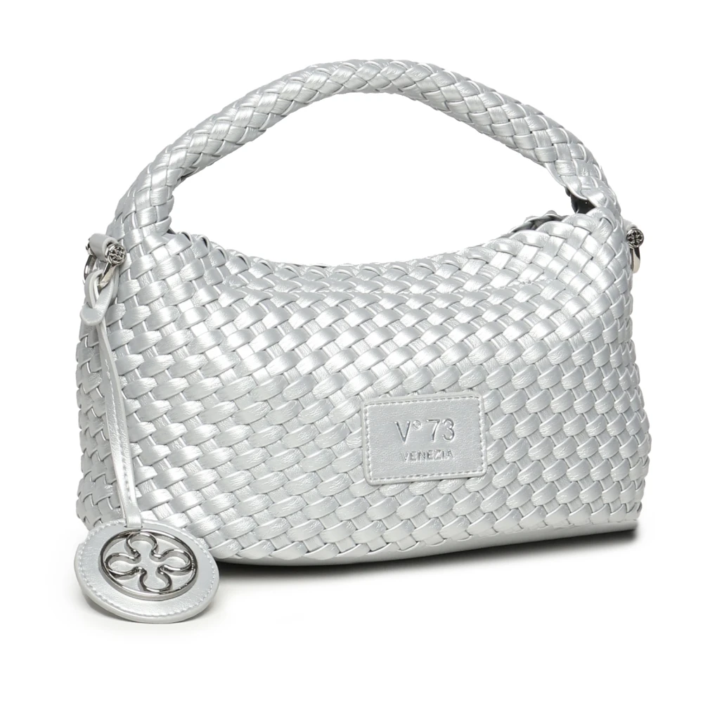 V73 Zilveren Minibag met Stijl Gray Dames