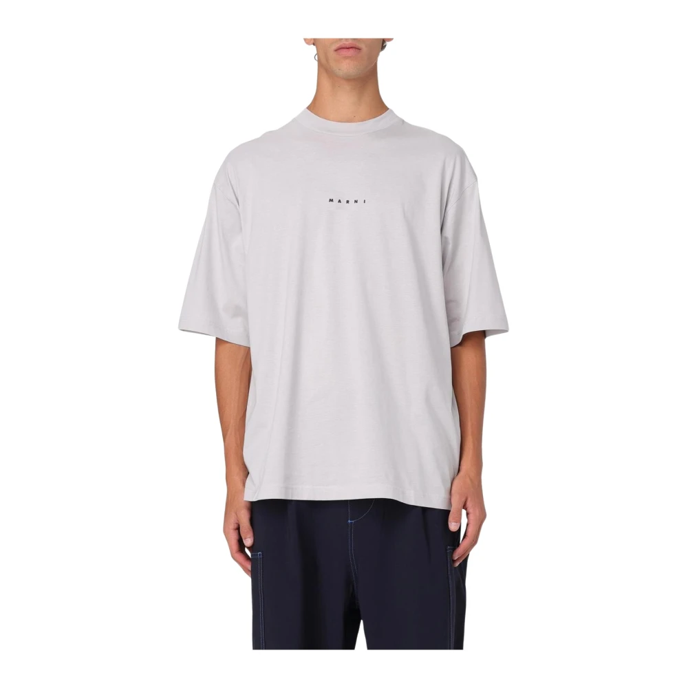 Marni - Tops > T-Shirts - Gray - Marni - Modalova