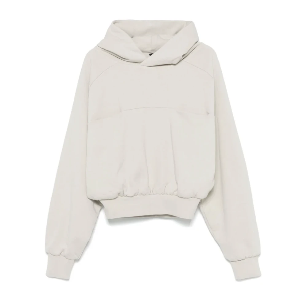 Entire Studios Mineral Dubbele Hood Stijlvolle Top Gray Dames