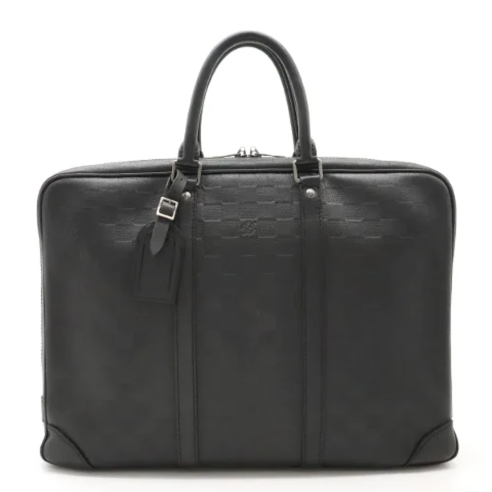 Louis Vuitton Vintage Pre-owned Leather louis-vuitton-bags Black Dames