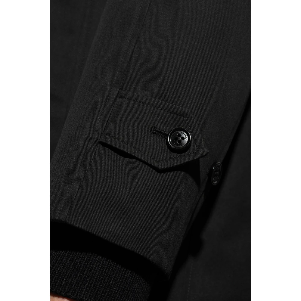 Burberry Katoenen jas Black Heren