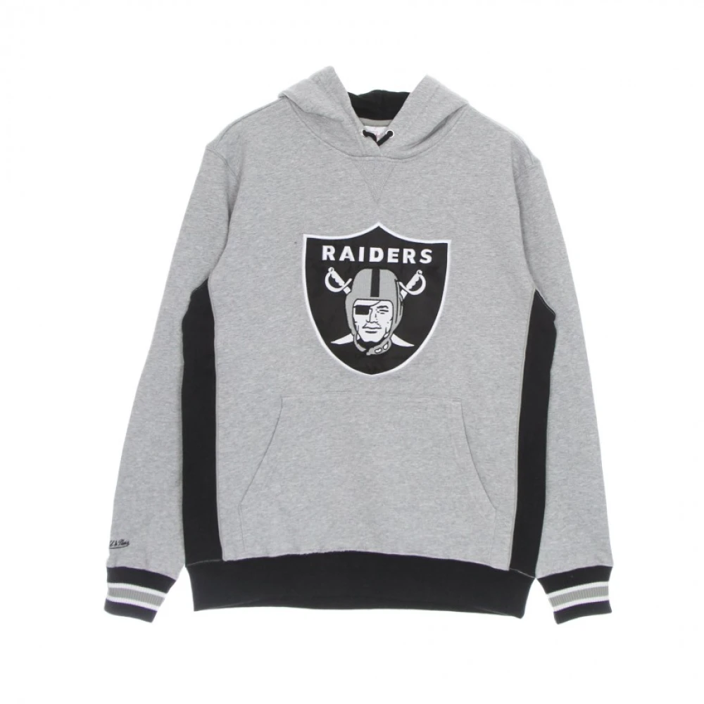 Mitchell & Ness huvtröja nfl pinnacle tungvikt fleece huvtröja oakrai Gray, Herr