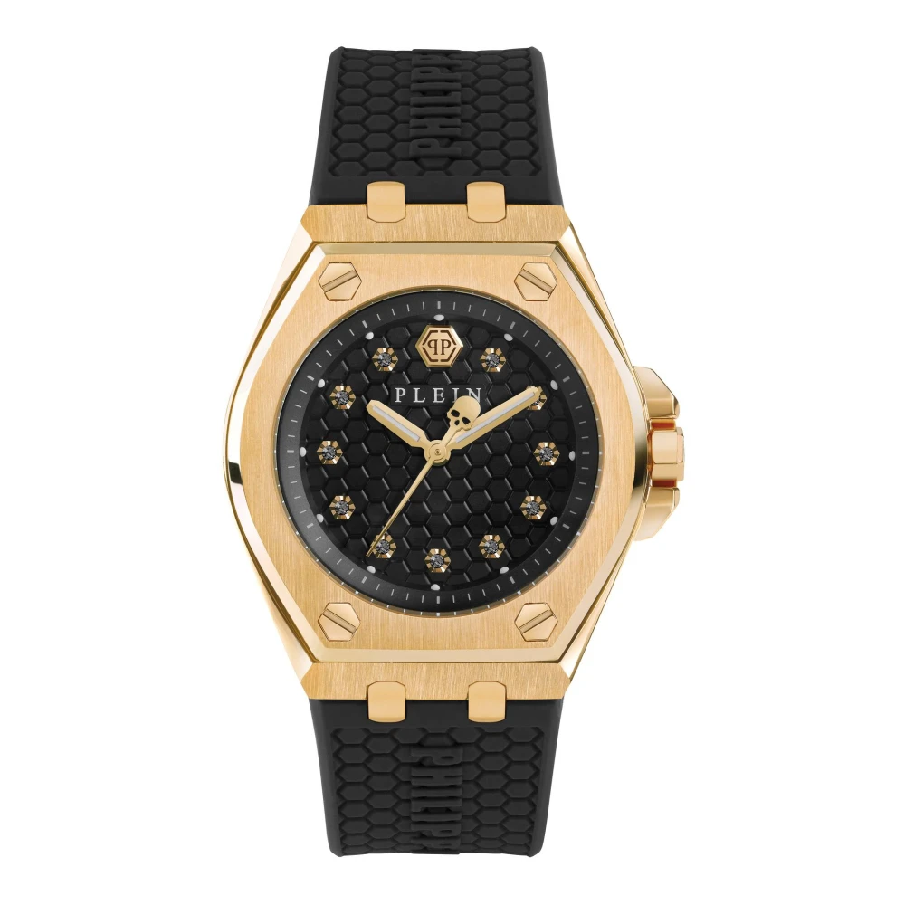 Philipp Plein Women's Black Extreme Lady Crystal Horloge