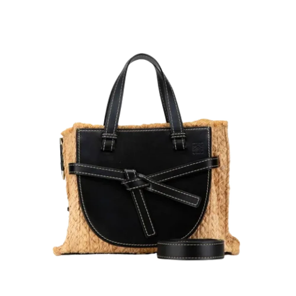 Loewe Pre-owned Fabric handbags Beige Dames