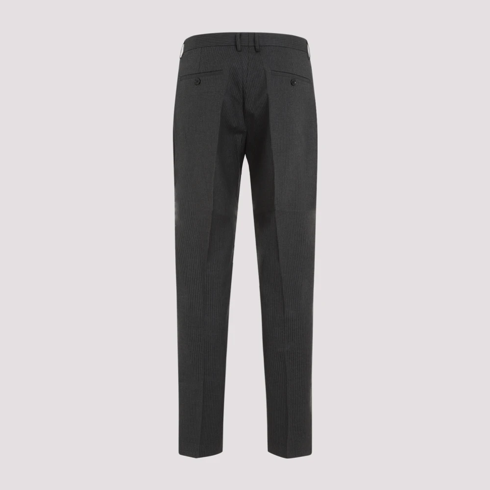 KidSuper Studios Grijze gezichtsbroek polyester rayon mix Gray Heren