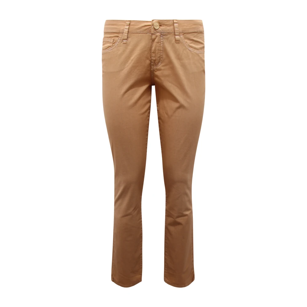 Blugirl Women's Beige Chinos, Xs, Delavè Trousers Made In Italy