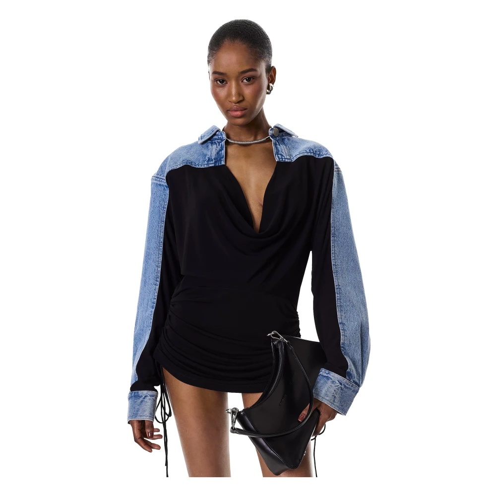 Kazar Studio Zwarte leren handtas Black Dames