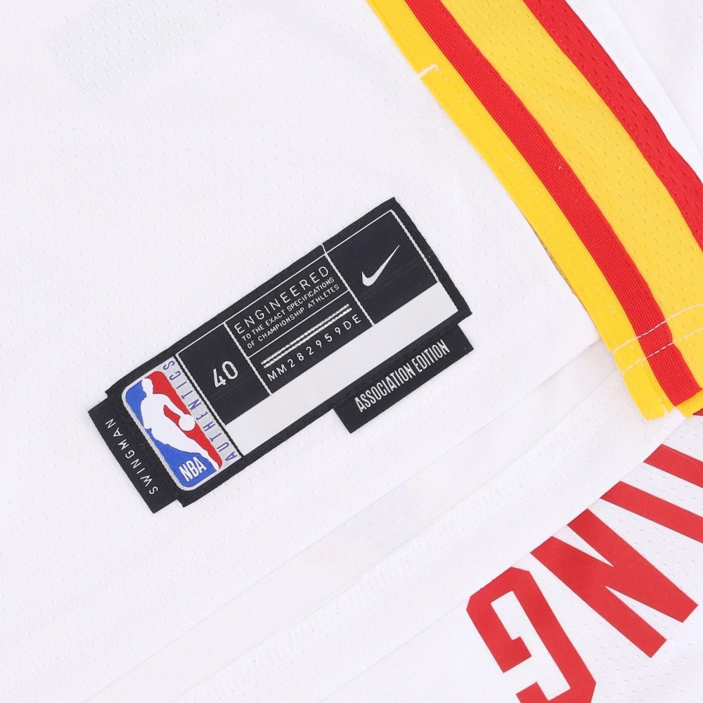 Nike Basketbal Tanktop Swingman Editie Trae Young White Heren