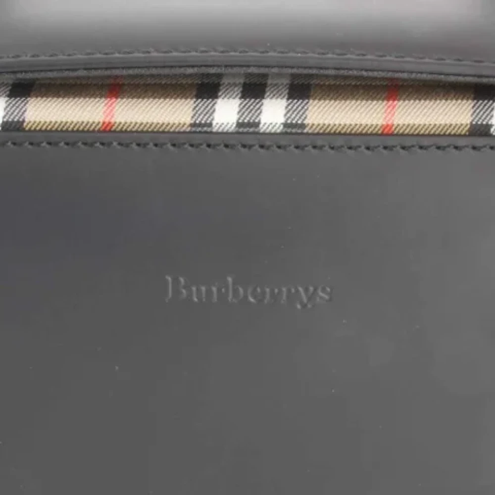 Burberry Vintage Pre-owned Fabric handbags Gray Dames