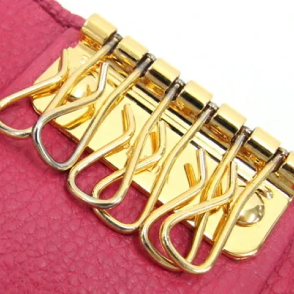 Prada Vintage Pre-owned Leather key-holders Pink Dames