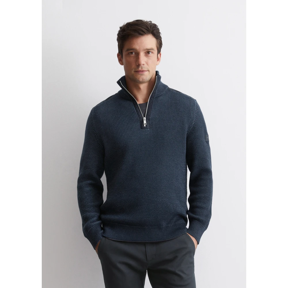 Marc O'Polo Troyer regular Blue Heren