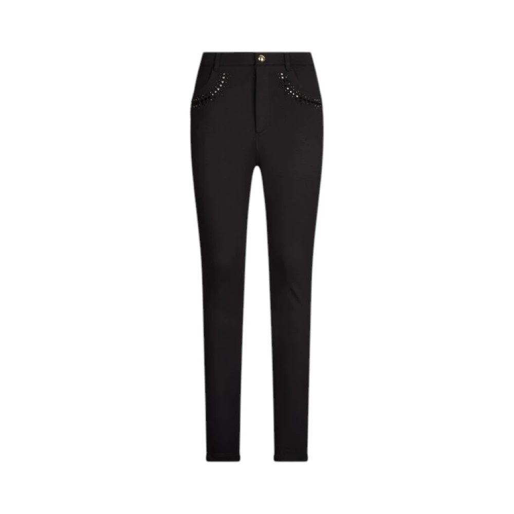 Liu Jo Donna Nero Pantaloni, M, New,