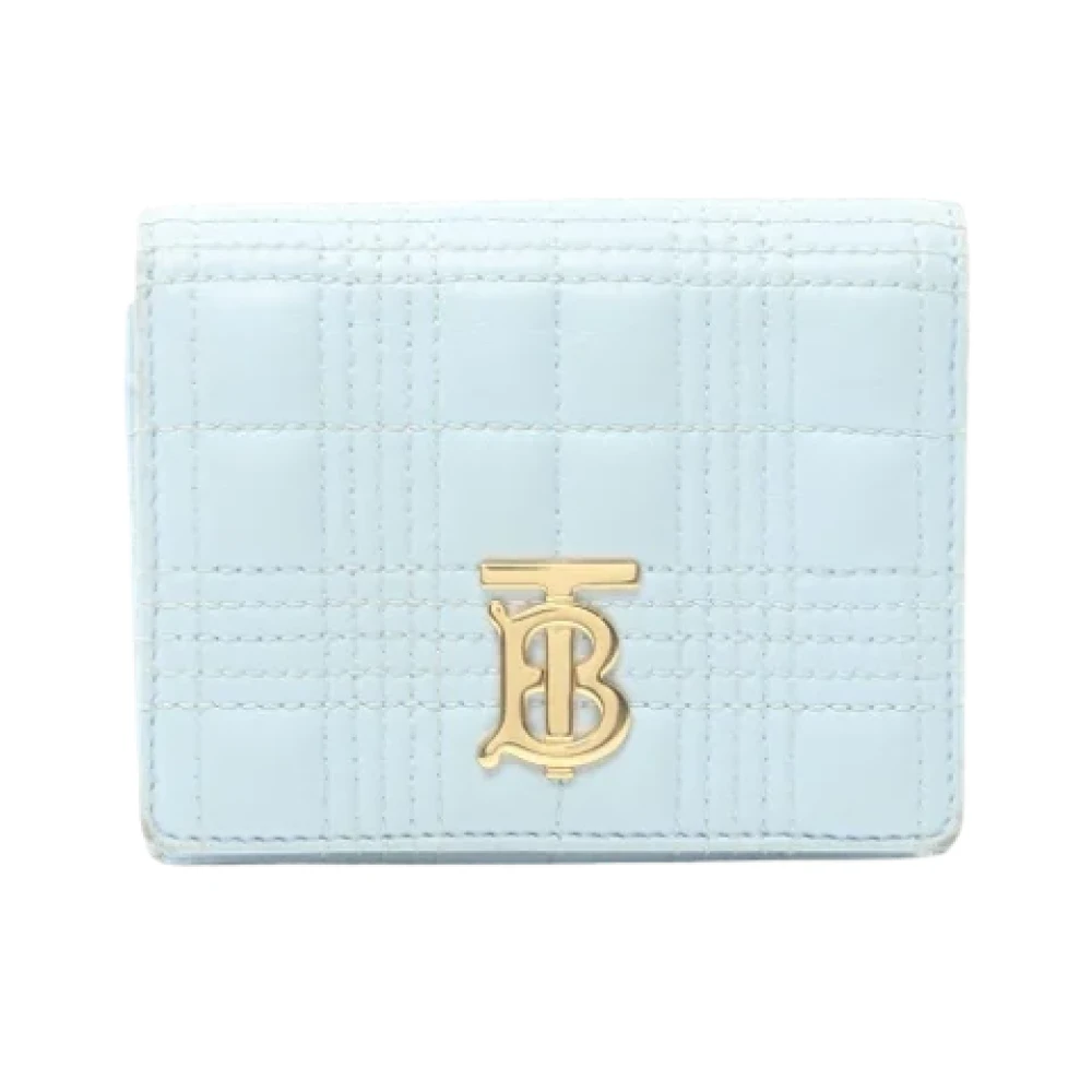 Burberry Vintage Pre-owned Leather wallets Blue Dames