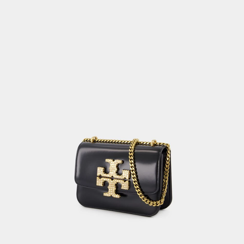 TORY BURCH Omkeerbare schoudertas in zwart leer Black Dames