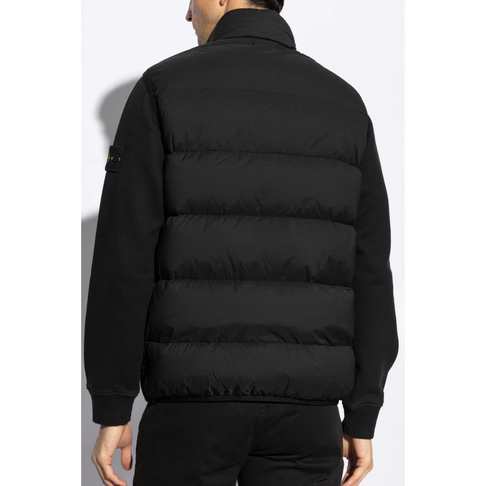Stone Island Donsvest Black Heren