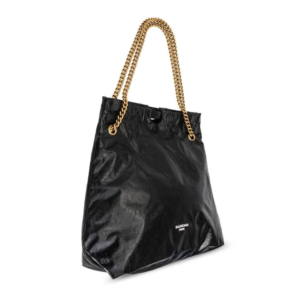 Balenciaga Crush Medium Shopper Tas Black Dames