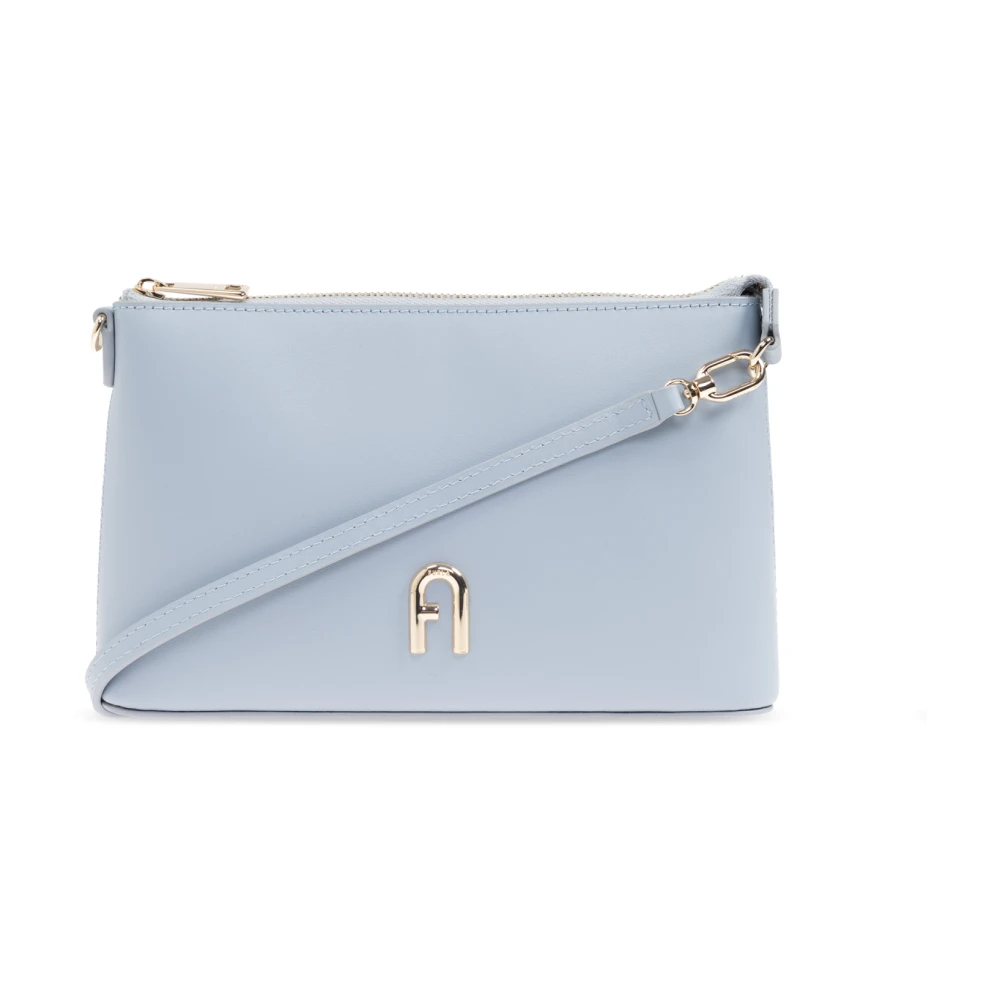 Furla Elegante Mini Tas met Afneembare Band Blue Dames