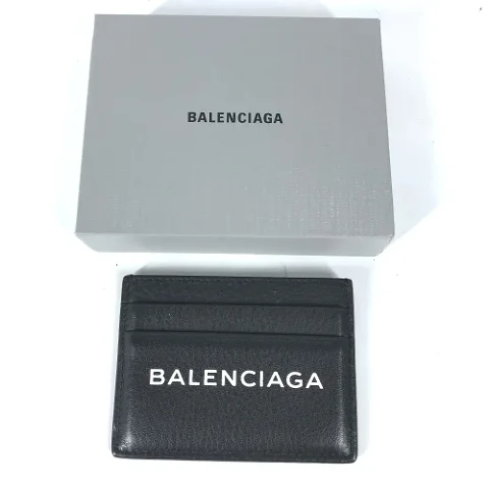 Balenciaga Vintage Pre-owned Leather wallets Black Dames