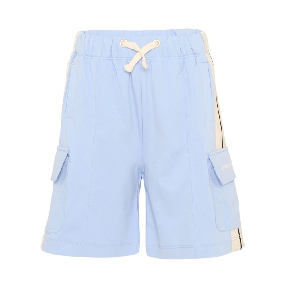 Palm Angels Unisex Kids Blue Kids Sport Bottoms, 4 Y, Sport Bottoms