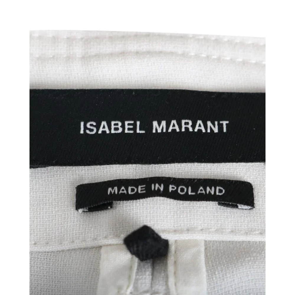 Isabel Marant Pre-owned Acetate bottoms White Dames
