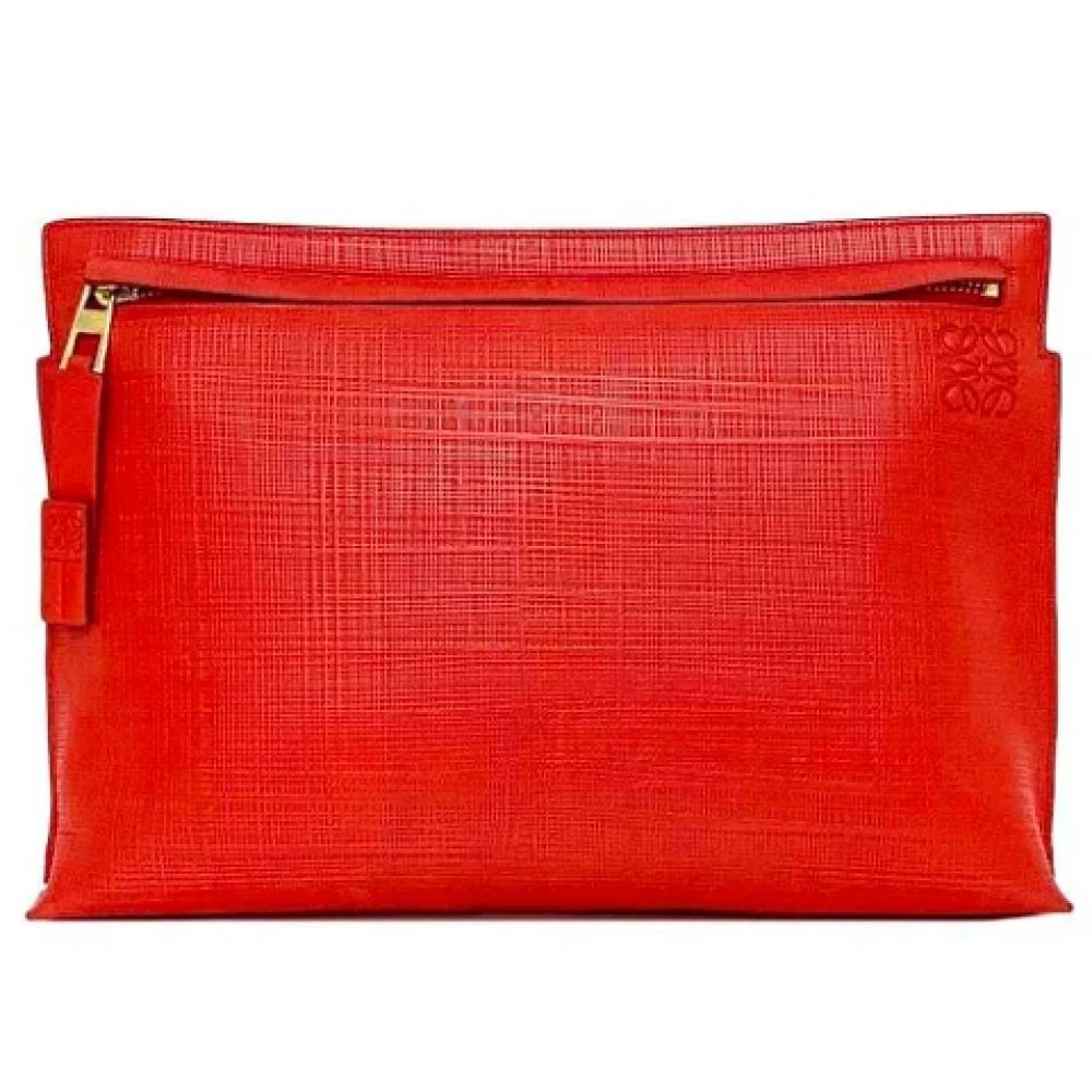 Loewe Pre-owned Fabric handbags Red Dames
