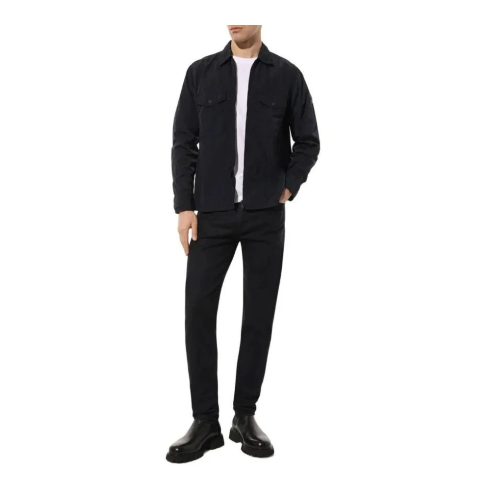 Hugo Boss Heren Rits Jas Lovel-Zip_8 Blue Heren