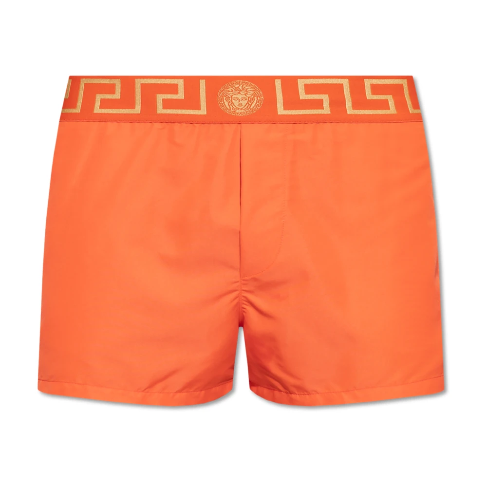 Versace Zwembroek met logo Orange Heren