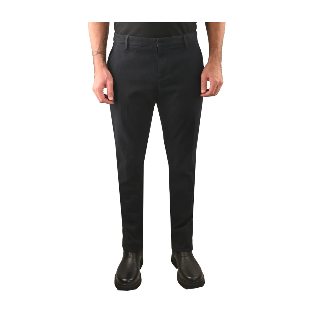 Dondup Blauwe Gaubert Katoenen Broek Blue Heren
