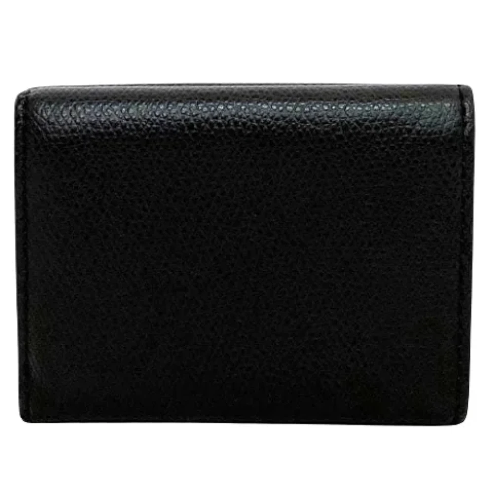 Fendi Vintage Pre-owned Leather wallets Black Dames