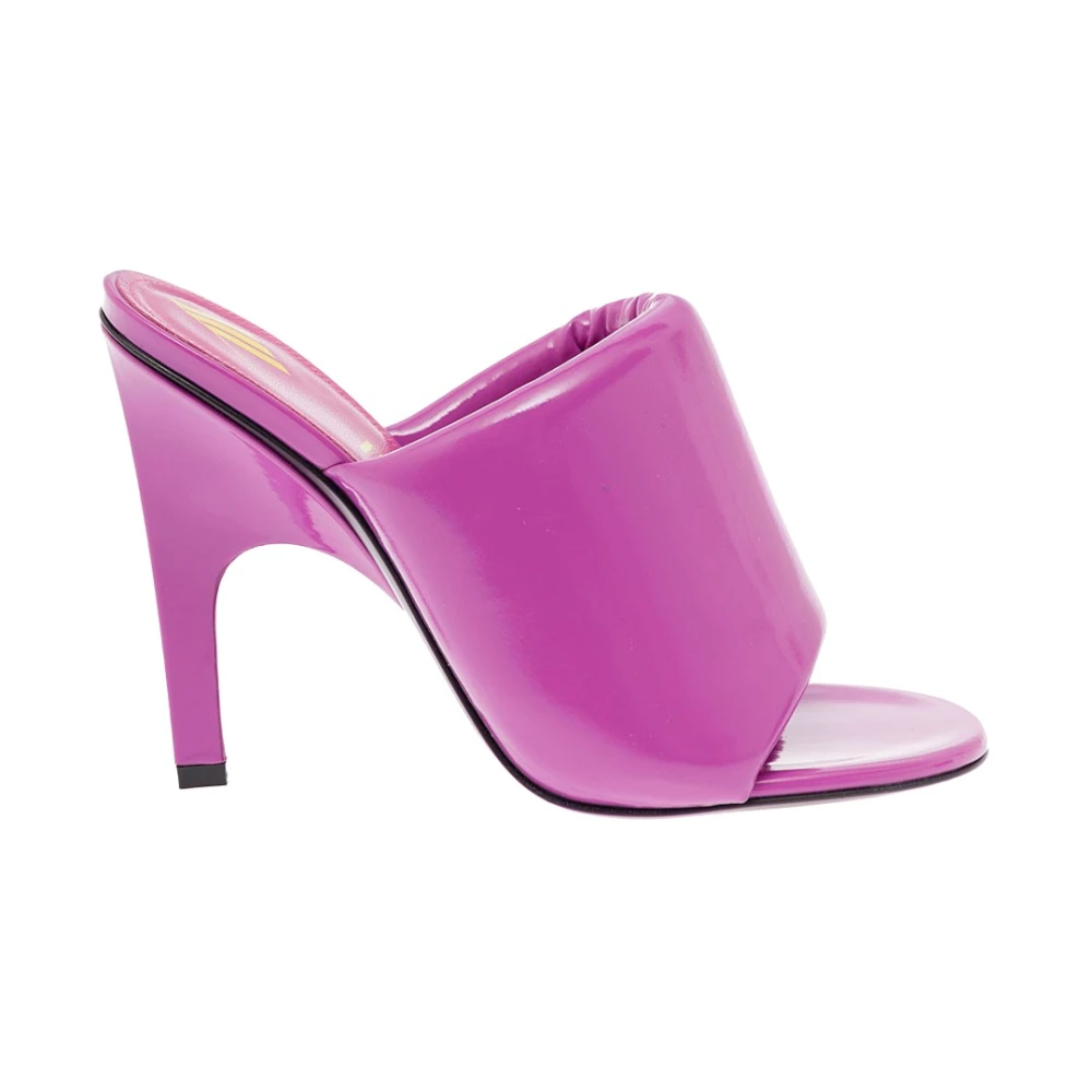 The Attico Pink Heeled Mules, Female, 3 1/2 Uk, Rose Mule Sandals